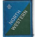 Scout Badge Scotland - North Western - Black Ba...