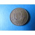 1966 QUEEN ELIZABETH II HALFPENNY FREE POST. (j...