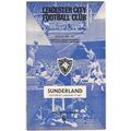 1966-67 LEICESTER CITY v SUNDERLAND (Near Mint ...