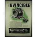 1938 Allis-Chalmers Seal-Clad Motors Ad - Invin...