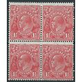 Australia 1927 SG96 1 1/2d Scarlet in a Mounted...