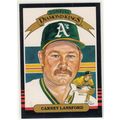 1985 Donruss baseball card 8 Carney Lansford Di...
