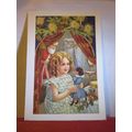 1913, MERRY CHRISTMAS card . used repro postcar...