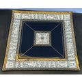 Flat Serving Tray Dish Mid Century Cera Glass E...