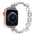 Flower Bracelet Metal Watch Band, For Apple Wat...