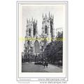 YORK MINSTER (), YORKSHIRE, ENGLAND, Postcard