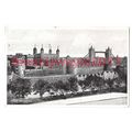 TOWER OF LONDON, LONDON, ENGLAND, 1945, Postcard