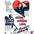 A FOREIGN AFFAIR Jean Arthur, Marlene Dietrich ...