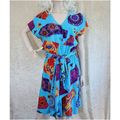 Designer Vintage 1980 Play Suit Dress Size 12 U...