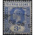 Sierra Leone 1922 136 3d Bright Blue Fine Used ...