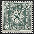 Po Mi 117: 50 Kr. blue-green Postage Due Stamp:...