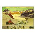 Advertising JUNGFRAUBAHN Postcard (Photoglob 1166)
