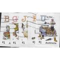 AUS 2017 (SET) (S/A)'FAIR DINKUM ALPHABET'(5v)(...