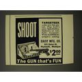 1938 Daisy Targeteer Gun Ad - Shoot Targeteer