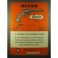 1955 Ruger Single-Six Revolver Ad - A symbol of Conservatism