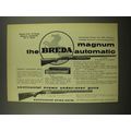 1955 Breda Magnum Automatic Shotgun Ad - World's first 12 Gauge Magnum