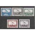 BELGIUM BELGIE BELGIQUE AIRMAIL 1930 MH SET WIT...