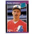 1989 Donruss Randy Johnson RC rookie card #42 –...