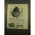 1961 Harry And David Royal Riviera Pears Advertisement - You never saw'm so big