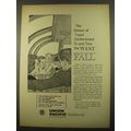 1961 Union Pacific Railroad Ad - The season of ...