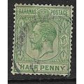 BAHAMAS 1921-37 GV 1/2d USED SG115 #2