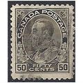 Canada 1912 SG214 50c Grey-Black Good+ Used. .