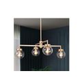 Uolfin Modern Gold Sputnik Bedroom Chandelier, ...