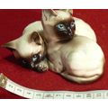 Beswick Pair Siamese Kittens Cats Model 1296