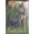 AUSTRALIA, DOG, Blue Heeler, green 1996, 45c, #4