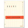 BROWN MFG COMPANY 1958 window sun controls exte...