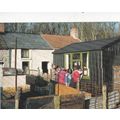 Rhyd-y-car Cottages Welsh Folk Museum Postcard ...