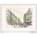 BROADWAY, SHOWING ASTOR HOUSE AND THE POST OFFI...