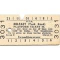 U.T.A. Edmondson Platform Ticket - Belfast York...