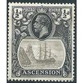 Ascension Island 1924 SG10 1/2d Grey-Black & Bl...