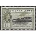 Sierra Leone 1956 SG211 1d Black & Olive Mounte...