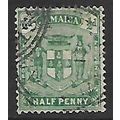 JAMAICA 1905 1/2d GREY & DULL GREEN ARMS SG 37 ...