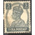 India 1940 - SG 265 - KGV1 3p slate - used 2