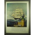 1965 Cutty Sark Scotch Ad - Scores of Brands