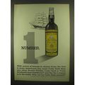 1965 Cutty Sark Scotch Ad - Number 1