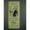 1949 Murray's Mellow Mixture Tobacco Ad - on Cruise Ship