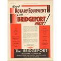 BRIDGEPORT MACHINE COMPANY 1930 need rotary equ...