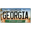 Georgia State License Plate Novelty Fridge Magnet