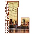 Little Rock Capital L Collage Design Fridge Magnet