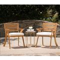 Hermosa Acacia Wood Arm Chairs (Set of 2) Water...