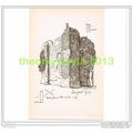 DOMFRONT CASTLE, FRANCE, Book Illustration (Pri...