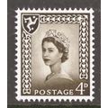 Great Britain 1968 Isle of Man 4d Olive Sepia M...