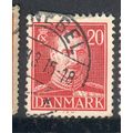 Denmark stamps 1942 - SG 329 - 20ore King Chris...