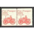 1908 20c Fire Pumper Fine MNH Dry Gum CNP Left ...