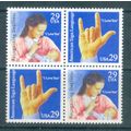 2783-2784 29c Deaf Communication Fine MNH Blk/4...