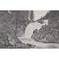 Ballater Falls Of Muick Scotland Antique Postcard